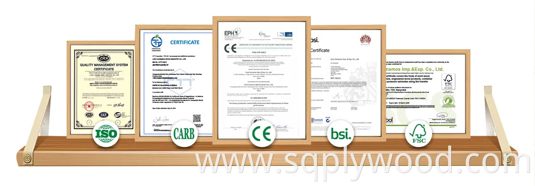 Consmos High Glossy UV Melamine MDF Sheet for Kitchen Cabinet